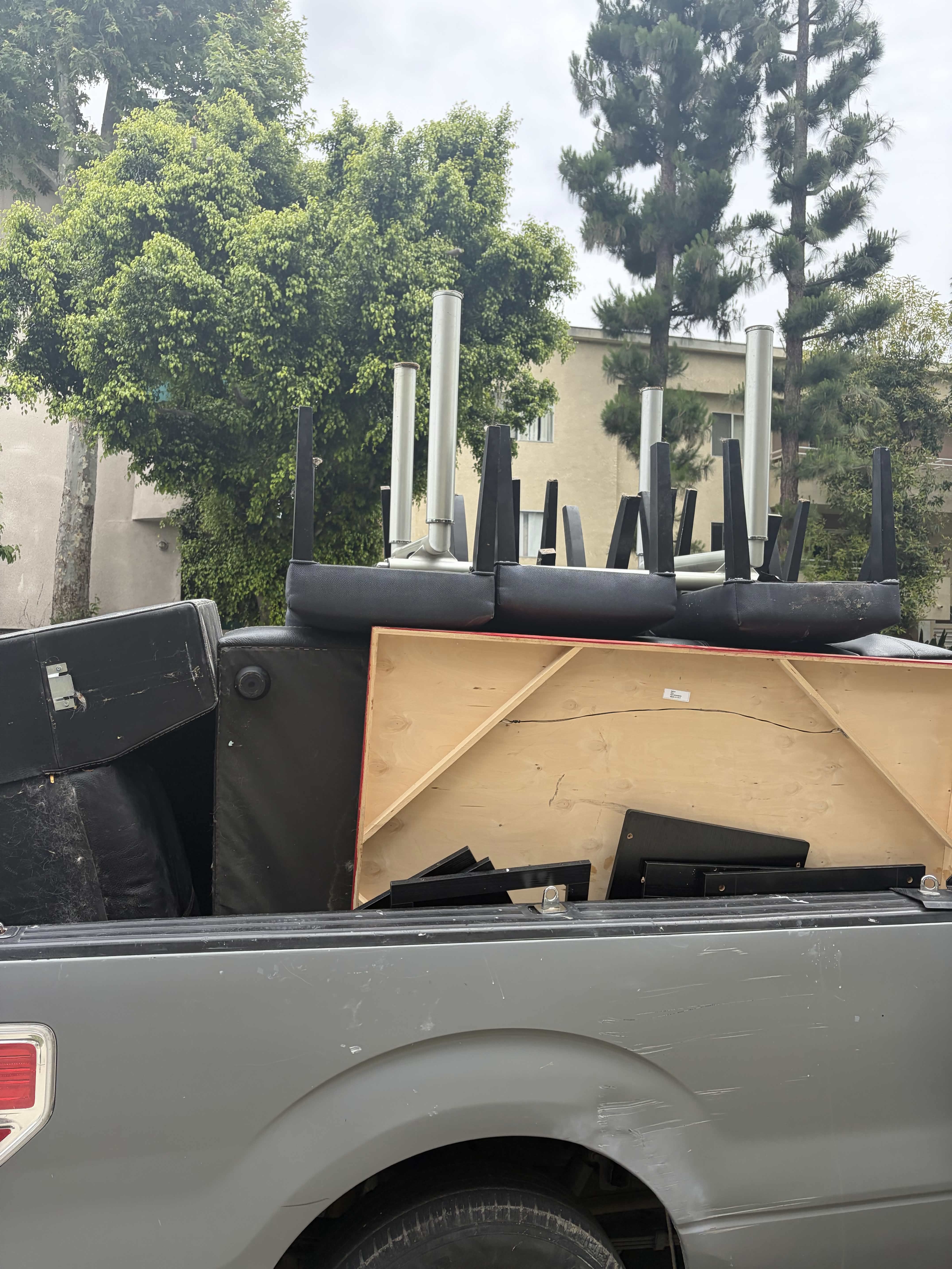 A household haul cleared and loaded by the VB Junk Removal crew